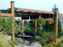 Awnings Shadetree Retractable Awnings Provide Shelter For Sun Baked Patios Pergola Backyard Pergola Canopy Outdoor