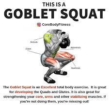 This Is A Goblet Squat By Corebodyfitness Tag A Friend That Should This Follow Corebo Goblet Squat Squat Workout Strength And Conditioning Coach