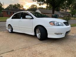 Maybe you would like to learn more about one of these? 2006 Toyota Corolla S With 17x8 5 Esr Sr06 And Toyo 215x45 On Lowering Springs 1393130 Fitment Industries