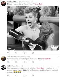 A team of editors takes feedback from our visitors to keep trivia as up to date and as accurate as possible. Line Of Duty Fans Can T Keep Up With Show Drinking Game As They Down Shots For Every Police Acronym