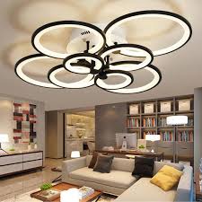 Oval Iron Acrylic Led Ceiling Lights Fixtures Ac85 265v Eperiodled