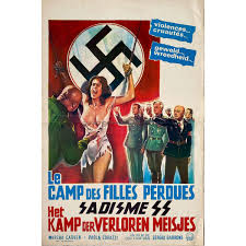 SS EXPERIMENT LOVE CAMP Belgian Movie Poster - 14x21 in. - 1976 - Sergio  Garrone, Paola Corazzi