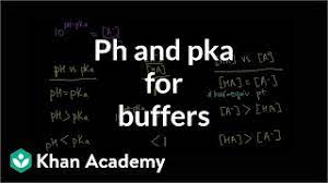Henderson hasselbalch equation describes the derivation of ph as a measure of acidity (using pka, the negative log of the acid dissociation constant) in biol. Ph And Pka Relationship For Buffers Video Khan Academy
