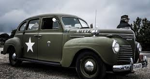 On 1940 Special Plymouth Us P10 Or D14 Military Staff Car Awaiting The General Photo Realized During Military Recon Military Vehicles Military Antique Cars