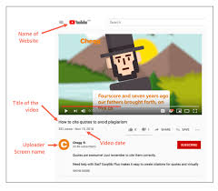How to cite an edited book in apa format. How To Cite A Youtube Video In Apa Easybib Citations