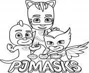 Printable pj maskss super heroes coloring page. Pj Masks Coloring Pages To Print Pj Masks Printable