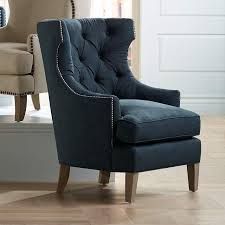 Reese Studio Indigo High Back Accent Chair 8g310 Lamps Plus High Back Accent Chairs Accent Chairs Single Sofa Chair