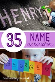 35 Fun Name Activities Perfect For Preschoolers Hoawg Preschool Names Preschool Learning School Activities