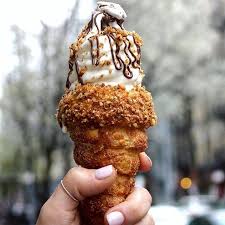 Instagram Photo By Nyc Food Apr 10 2016 At 9 21pm Utc Food Churro Ice Cream Sweet Desserts