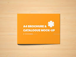Download A4 Horizontal Brochure Catalogue Mock Up By Professorinc Graphicriver PSD Mockup Templates