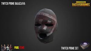 Just follow this little guide and you should in theory get them instantly in your character tab in the game, if not unlink your twitch account wait a while and relink it. Twitch Prime Balaclava Pubg Item Showcase Youtube