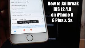New How To Jailbreak Ios 12 4 9 On Iphone 6 6plus 5s Youtube