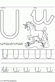 Abecedario Para Pintar Letra U 1 En este juego, tendrás que elegir un dibujo para poder pintarlo o colorearlo a tu gusto. abecedario para pintar letra u 1
