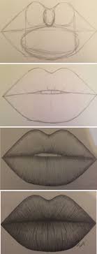 Draw Lips Step Like You Mean It Lip Drawing Pencil Art Drawings Art Drawings Simple