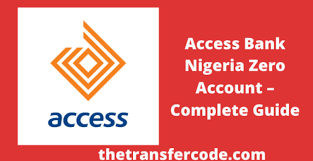 The number one million consists of six zeros. Access Bank Nigeria Zero Account Complete Guide To Access Zero Account