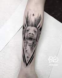geometric 3d dog tattoo designs ideas and meanings dog tattoo dog tattoos dog portrait tattoo