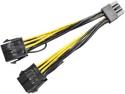 Câble Alim. Carte Graphique Molex Vers 8 Broches - Connectique Pc