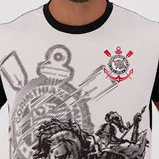 Osmar santos são paulo 3 x 0 corinthians 06/02/1993 paulistão rádio globo sp. Corinthians Sao Jorge Black And White T Shirt Futfanatics
