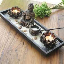 Japanese Zen Garden With Buddha Lotus Flowers Bohohomedecor Meditationscripts Zen Bedroom Zen Decor Buddha Lotus