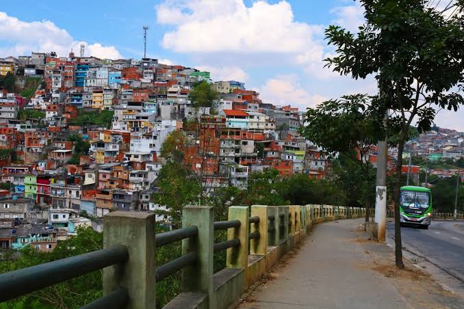Visão do distrito da Brasilândia em São Paulo