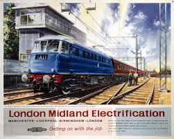 Trackside Classic 1951 British Railways Em1 No 26020 Forgotten Progress Train Posters Midland National Railway Museum