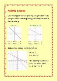 Dari ketiga persamaan yang ada, persamaan pertama lebih sederhana. 4 Cara Untuk Menyelesaikan Sistem Persamaan Linear Dua Variabel Spldv