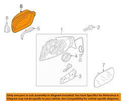 Audi Oem Door Side Rear View Mirror Housing Cap Cover Right 8f0857528gru Rear View Mirror Audi Parts And Accessories