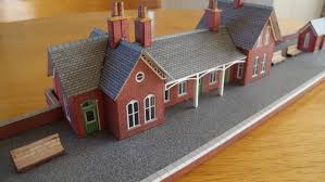 Once the model is completed, a razor blade can be used to lift it N Gauge Card Buildings Cheap Online