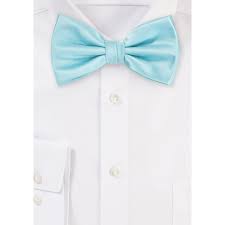 Light Turquoise Blue Bow Tie Ties Necktie Com
