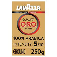 A lavazza capsule coffee machine, provides the delicious coffee you'd expect from lavazza with the push of a single button. Lavazza Qualita Oro Coffee 250g Tesco Groceries