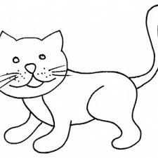 Dessin de chat en version kawaii. Coloriages Sur Les Chats De Toutes Sortes Coloriage Chat Tete A Modeler
