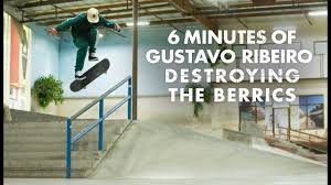 This is the story of how the prime years. 6 Minutes Of Gustavo Ribeiro Destroying The Berrics Youtube