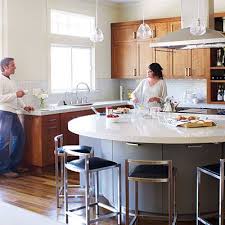 100 kitchen islands with seating for 2, 3, 4, 5, 6 and 8 people | curved kitchen islands. Open Kitchen For Entertaining Curved Kitchen Kitchen Island Design Round Kitchen Island