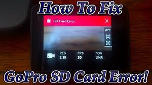 Check spelling or type a new query. How To Fix Sd Card Error On Any Gopro Camera Youtube