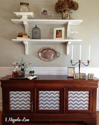 The china cabinet is one of the largest storage options for a dining room. Progress In My Dining Room Open Shelving And Chevrons 11 Magnolia Lane