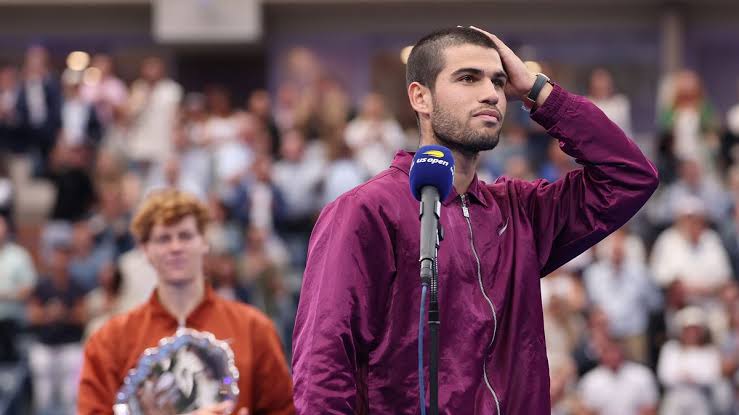 Carlos Alcaraz shows true colours as woman left in tears by final words of  US Open speech | Wales Online