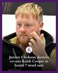 Jeremy Clarkson issued a demand that sent TV co-star Kaleb Cooper fleeing  Diddly Squat Farm in his "ugly pick-up truck", after the two waged a war of  words.