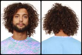 Haircuts for type 3b curly hair. Mens Long Curly Hair Type 3b Curl Curly Hair Men Curly Hair Styles Medium Length Curly Hair