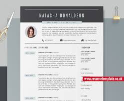 Creative Resume Cv Template Professional Resume Design Editable Ms Word Resume Cover Letter And References For Digital Instant Download Natasha Resume Resumetemplate Co Uk