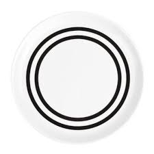 Black And White Striped Dinner Plates Zipcode Design Violet 19 5cm Dessert Plate Pepper Color Dinner Plate Sets White Dinner Plates