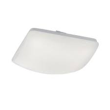 Commercial Electric 11 In Low Profile White Led Square Puff Light Ce1011sb 06 White Lead Commercial Lighting Fixtures Led Ceiling Light Fixtures