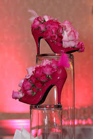 High Heel Shoe Centerpiece Floral Arrangements Centerpieces Floral Centerpieces