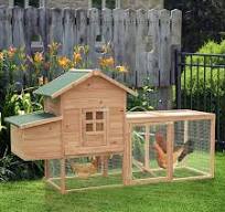 Grezone Chicken Coop Large Wooden Outdoor Hutch Hen Cage with Ventilation  Castle Door, Rabbit Hutch Home Backyard Removable Tray & amp Ramp Play  House ...
