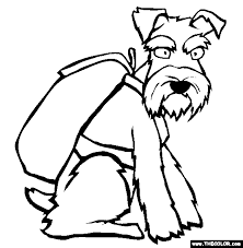 Doodle collab coloring page from doodle art category. Miniature Schnauzer Coloring Page Free Miniature Schnauzer Online Coloring Puppy Coloring Pages Dog Coloring Page Coloring Pages
