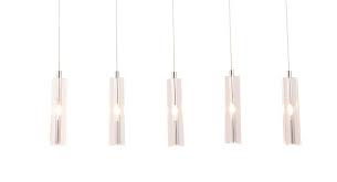 Celeron Crystal Pendant Light Moss Manor A Design House