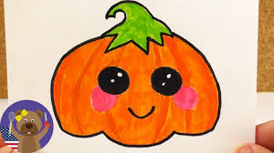 Maybe you would like to learn more about one of these? How To Draw A Cute Kawaii Halloween Pumpkin Decorate Invitations And Birthday Cards Youtube
