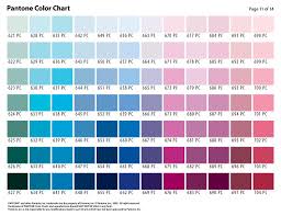 Pantone Color Selection Chart Page 11 Color Selection Char