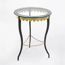 Save 15% in cart on select furniture with code july. Traditional Pedestal Table Josephine Mobilier De Style Tempered Glass Wrought Iron Painted Steel