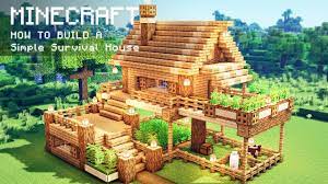 How to build a survival starter house tutorial (#4) in this. Minecraft How To Build A Simple Survival House Youtube