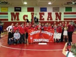 McLean High Wrestling Wins First District Title in 35 Years